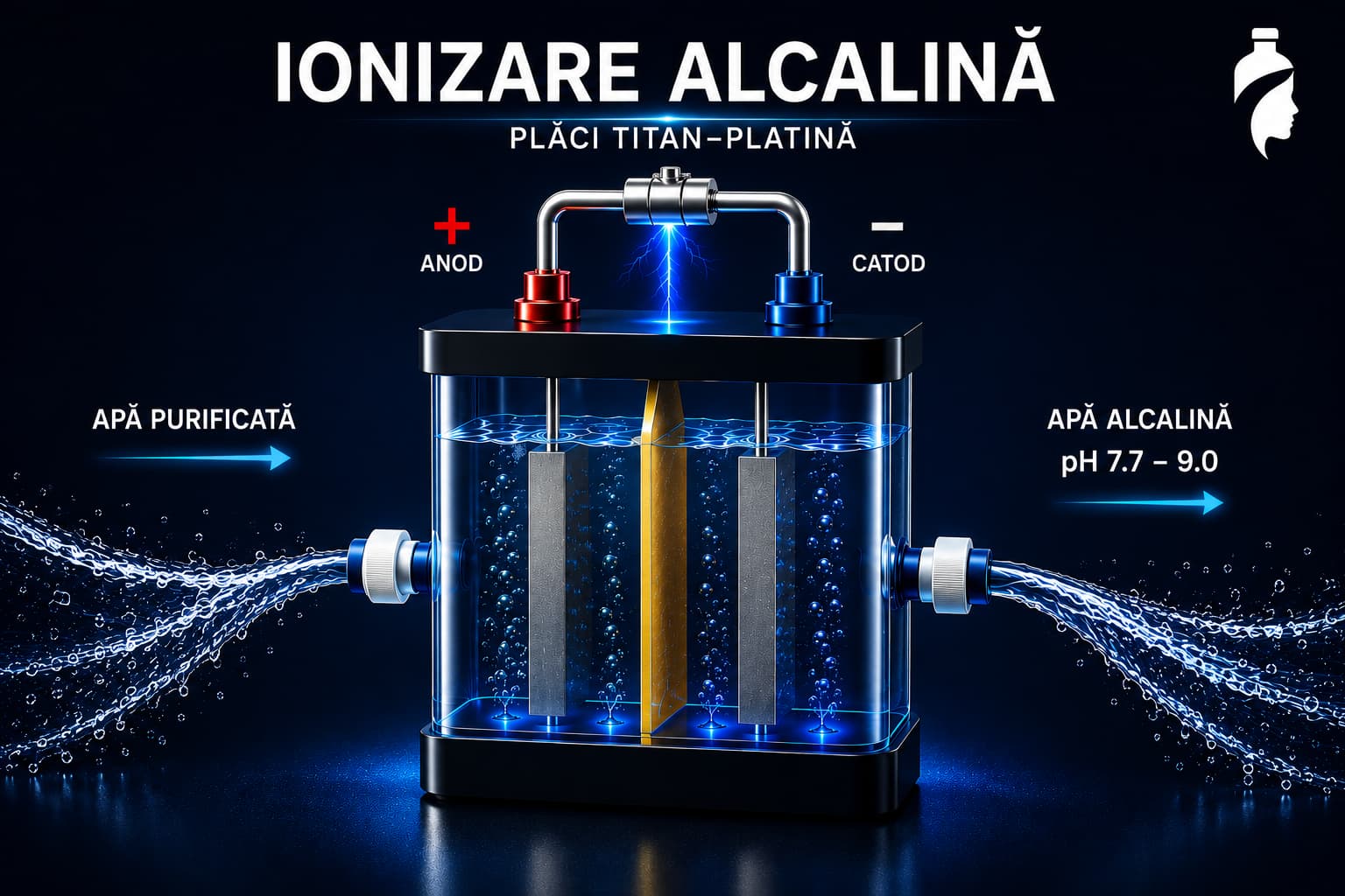 modul electroliza ionizare alcalina